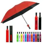 COSYSMART Bottle Umbrella | Windproof Double Layer Umbrella | Umbrella with Bottle Cover | Umbrella for Uv Protection and Rain Outdoor | Umbrella for Women and Men | Chhata Umbrella | Travel Folding Portable Umbrella with Plastic Case | Chhata 1 Pcs