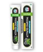 LOOLOO Herbal Dental Gel Charcol - 100gm | Charcol Gel | Enhances Natural Brightness To Teeth | Freshnes Breath