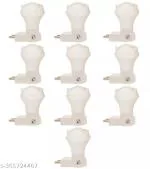 IMPERIAL TECHNOCART Small Rose Type 2 Pin Night Lamp 0.5 Watt Plug & Play Bulb for Bedroom, Living Room, Zero Watt Light Direct Socket Night Lamp (Pack of 10)