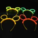 Crackles Glow in Dark Hair Band Party Favors Glow Stick Decoration for Girls - Random Colors(5) Incomplete