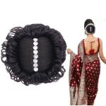 Navmav Messy Bun Simple Juda Stone Work Hair Bun Accessories Nakli Juda For Girls & Women 1Pcs