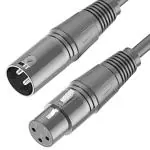 SeCro Xlr Male to Female Microphone Wire Balanced 3 Pin Mic Cables for Speaker