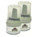 QUICK NUBUCK & SUEDE SHOE POLISH Leather Cream Polish Colour - Neutral | 2 x 50g Pack | - Premium Leather Care for Shoes, Bags, and More - Nourishing, Protective, and Easy to Apply