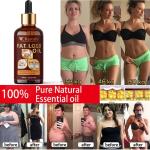 KURAIY Fat Loss Oil Dissolve Fat Essential Oil for Whole Body Ginger Extract 30ml