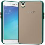 COVERBLACK OPPO A37f Back Cover Smoke Case | Camera Bump Protection Frosted Matte | 360 Degree Shockproof Anti-Drop for Oppo A37 / A37F / A37FW - Dark Green