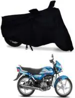 Aamaya Store Black Two Wheeler Cover For Hero Hf Deluxe