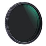 K&F Concept 52mm Variable Fader ND2-ND32 ND Filter For Camera Lens