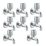 ZAP Brass Cock Nozzle Washing Machine Tap (Pack of 8)