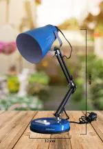 Buy BillieJean 777 Reading & Studying Table Lamp, Blue, Pack Of 1