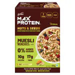 Max Protein Muesli Munchies Nuts & Seeds (Pack of 1), 480g