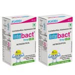 Dr. Morepen INTEBACT PROBIOTIC DROPS 2 BN CFU | Supplement for Gut Health - 10 ml - Pack of 2