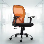CELLBELL Tauras Lite C100 Mesh Mid Back Office Chair Orange