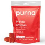 Purna Gummies Glutathione Cola Gummies for Adults & Kids, Skin Whitening, Immunity Booster and Antioxidant Support, 30 Gummy Bears, 1 daily