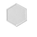 Yelona Grey Silicone Trivet Mat ( Pack of 1)