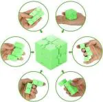 Shivsoft Infinity Cube for Stress Relief (Full Green 90gms)