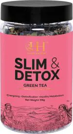 HEALTHY & HYGIENE Slim & Detox Green Tea Tasty | Organic | Natural Flavour For Feeling Refresh And For Weight Loss, (55 Gram) Green Tea Plastic Bottle (55 g)