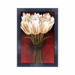 PnF Flower Wood Photo Frames with Acrylic Sheet (Glass) 10007-(10 * 14inch,Multicolour,Synthetic)