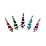 Comet Busters Partywear Traditional Multicolor Bindi For Women (BIN107) Pack of 1