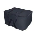 Kuber Industries Rexine Jumbo Attachi Travel Blanket Cover|Travel Duffle|Storage Carrying Bag|Travel Multi-Purpose Bag|Size 58 x 48 x 34 CM (Black)