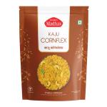 MADHAV | Kaju Cornflakes by Bikaner's Madhav | 350Gm | Handmade | No Palm Oil | Cashew Inside | Authentic Indian Snack | Crunchy Cornflakes with Cashews | No Preservatives | Perfect Snack for Anytime