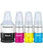 RC Print GI-71 Ink for Canon Pixma G1020, G2020, G2021, G2060, G3020, G3060 Black + Tri Color Combo Pack Ink Bottle