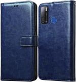 Cloudza Tecno Spark 2 Air Blue Thermoplastic Polyurethane Anti Scratch Mobile Flip Cover