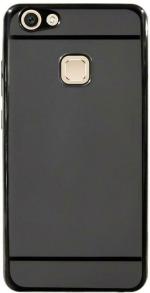 BINTAGE Back Cover for Vivo V7+ (Black, Pack of: 1)