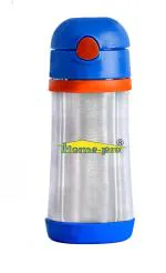 Home-Pro Blue Stainless Steel Insulated Baby Vacuum Bottle 350ml (Pack of 1)