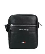 Zipline Store Black Cross Body Travel Office Business Messenger One Side Shoulder Bag for Men and Women