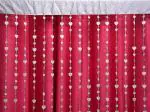 PINDIA Bead Curtain (Silver, 7ft)