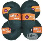 Simi Enterprise Deep Grey Acrylic Wool, Baby Wool 4 Ply Wool Ball Hand Knitting Wool, Art Craft Soft Fingering Crochet Hook Yarn-Yart-Abjh (Pack Of 14)