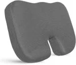 Fazista Donut Ring Cushion Pillow Pain Relief for Hemorrhoids/Piles (Below 80kg Wt.) Back / Lumbar Support (Black)