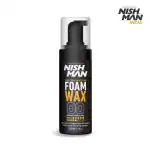 Nishman Hair Styling foam wax -150 ml| Hair wax Men| Styling Wax| Contains Vitamin B-5