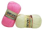 DEVKI PUSHPMANI Hand Knitting Yarn, Crochet Yarn/Wool for Sweater, Socks, CAPS ETC. Pack of 2 Balls. Each BALL-100 gm . Shade-DP1.48.200