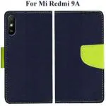 Cowboy Xiaomi Redmi 9A,M2006C3Lg, M2006C3Li, M2006C3Lc Blue Artificial Leather, Rubber, Cloth Back Cover
