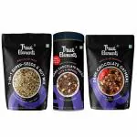 True Elements Chocolate Muesli 400g+ Chocolate Oatmeal 145g+ 7-in-1 Super Seeds and Nut Mix 125g