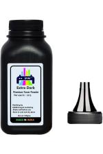 Printify Black Ink Toner Powder Bottle with Nozzle (100g, Pack of 1)
