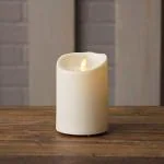 Coku Flameless Led Battery Operated Flickering Flame Melted Pillar Candle