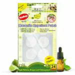 RunBugz Mosquito Repellent Patches, White Anti Mosquito Patch, 24 Patches