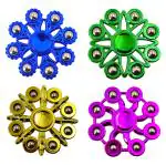 Humaira Metal Big Spinner with High Speed Action Engaging Toy for Kids (Pack of 4)