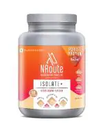 NRoute Isolate+ Whey Protein Powder 2kg Kesar Badam Flavored with Low Carbs, 60 Servings