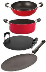 Nirlon 4 pcs of Non-stick PFOA Free Kitchen Utensils Combo Set with Bakelite Handle