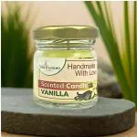 Vela D'amore candles Scented Jar candle(41 ml) in Vanilla Flavour