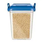 MILTON Silo 24 Plastic Storage Containers, 1 Piece, 23 Litres, Blue | Storage Jar | Kitchen Organiser | BPA Free | Stackable | Modular | Nestable