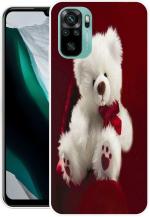 PAEDICON Back Cover for Redmi Note 10, Redmi Note 10S (Maroon, White, Grip Case, Silicon) SOFT-RNOTE10-SSR915