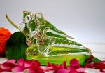 Craftfry Ganesha Idol for Gift regining posinon of Ganesha (Clear Colour)