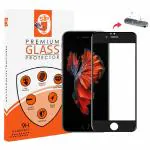 MAXBOOST DustGrill Tempered Glass For iPhone 6 Plus/iPhone 6s Plus Edge to Edge Coverage Anti-Dust (Dust Proof) Screen Protector Guard with Easy Installation Kit(5.5 Inch, Pack of 1)