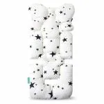 motherly Cotton Baby Stroller Seat Cushion For Multiple Baby Carriers (Grey Star)