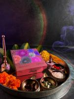 AMAYAH Luxury Organic Handmade Dry Insence Natural Dhoop Cones With Stand (100% Herbal & 0% Charcoal) Tulsi Fragrance (30 Cone Inside the Box)