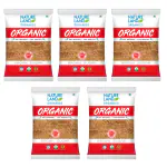 Natureland Organics Brown Sugar 5 kg ( 1 kg - Pack of 5)